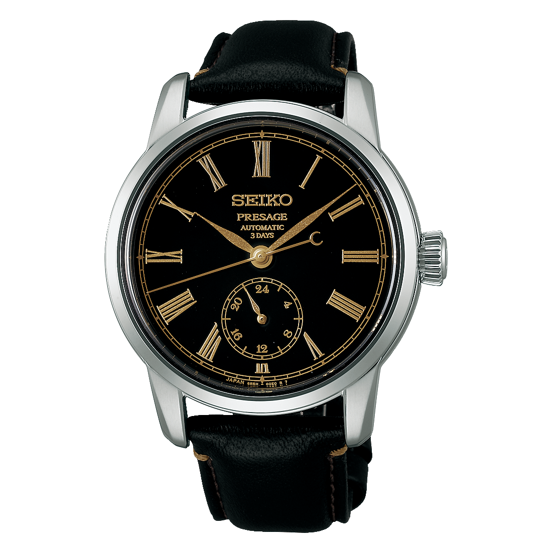 Seiko Presage Classic Series Automatic 40.2 MM Stainless Steel Black Dial Watch SPB499J1