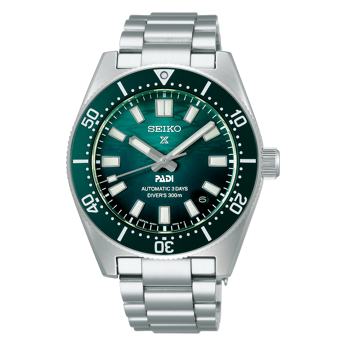 Seiko Prospex Sea 1965 Heritage Diver's Stainless Steel 40 MM Green Dial Watch SPB501J1