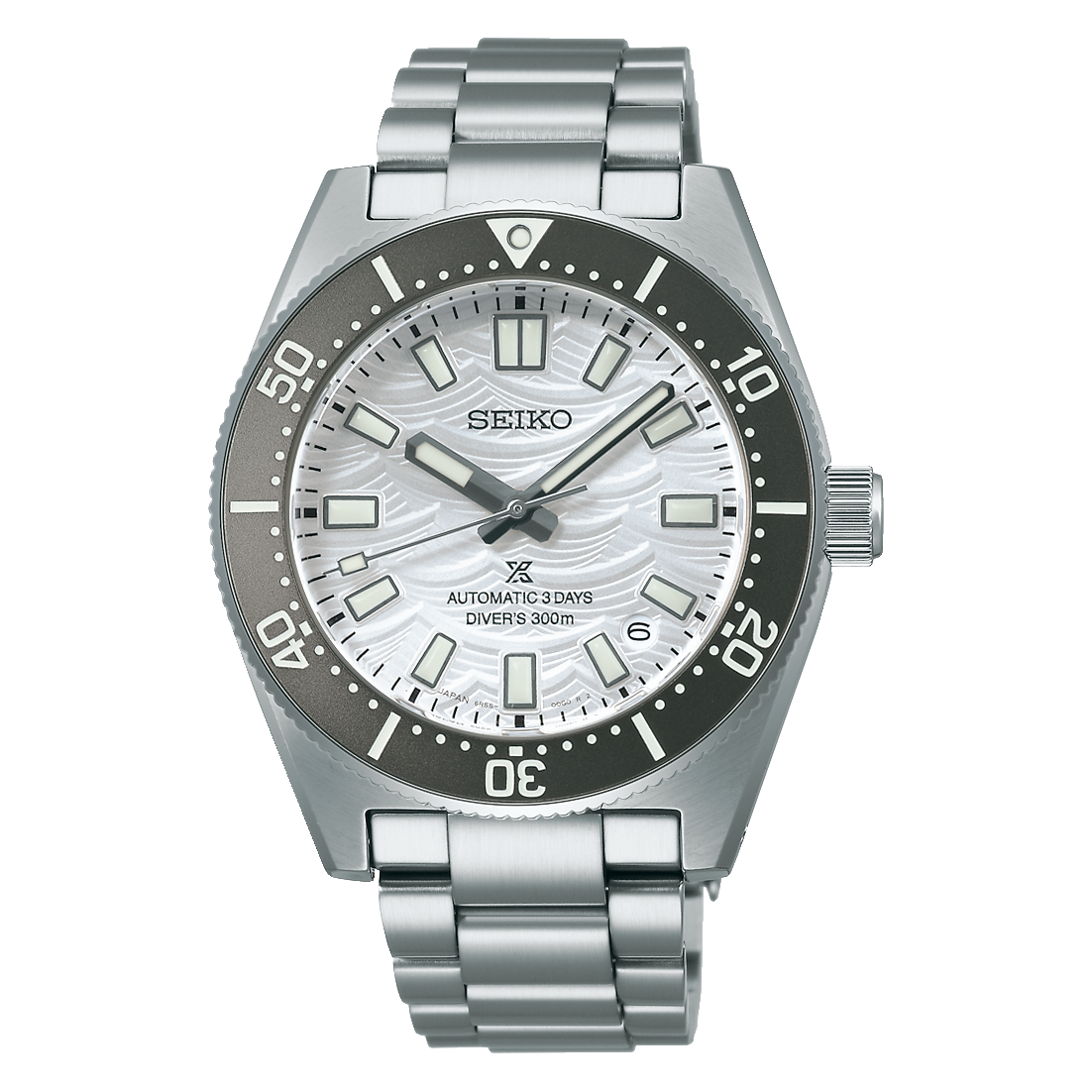 Seiko Diver’s Watch 60th Anniversary LE Automatic 40 MM White Dial Watch SPB511J1