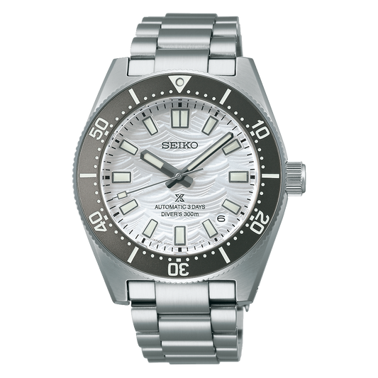 Seiko Diver’s Watch 60th Anniversary LE Automatic 40 MM White Dial Watch SPB511J1