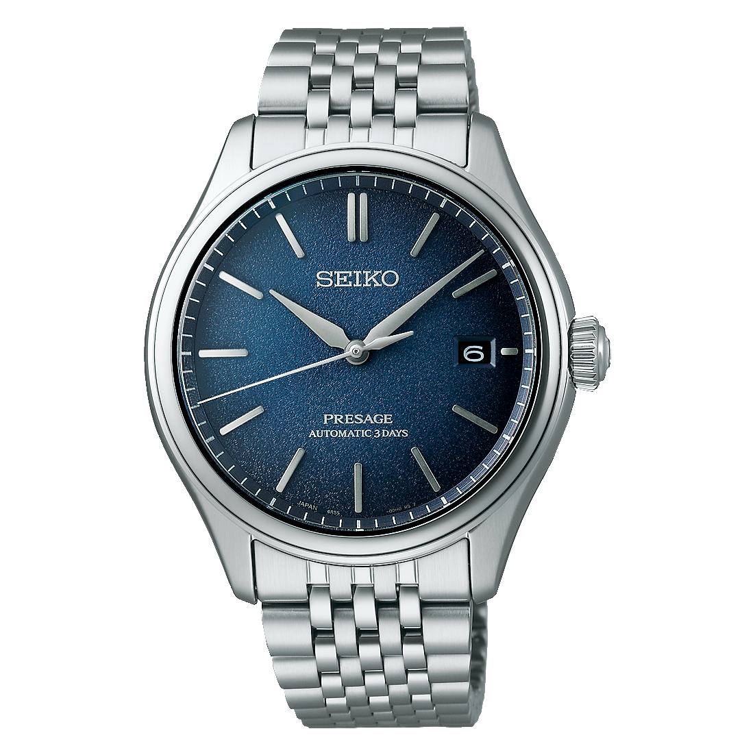Seiko Presage Classic Series Automatic 40.2 MM Stainless Steel Blue Dial Watch SPB525J1