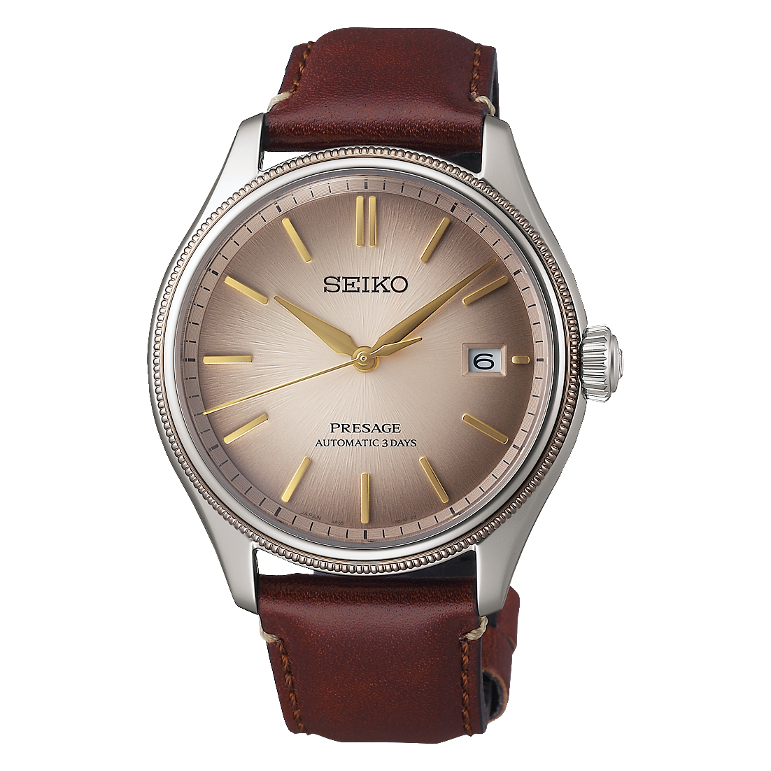 Seiko Presage Classic Series LE Automatic 40.2 MM Upcycled Leather Strap Watch SPB529J1