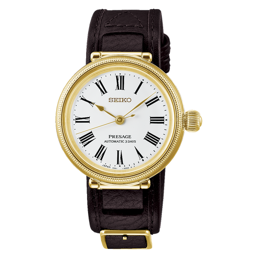 Seiko Presage Classic Series LE Automatic 35MM Stainless Steel White Dial Watch SPB538J1