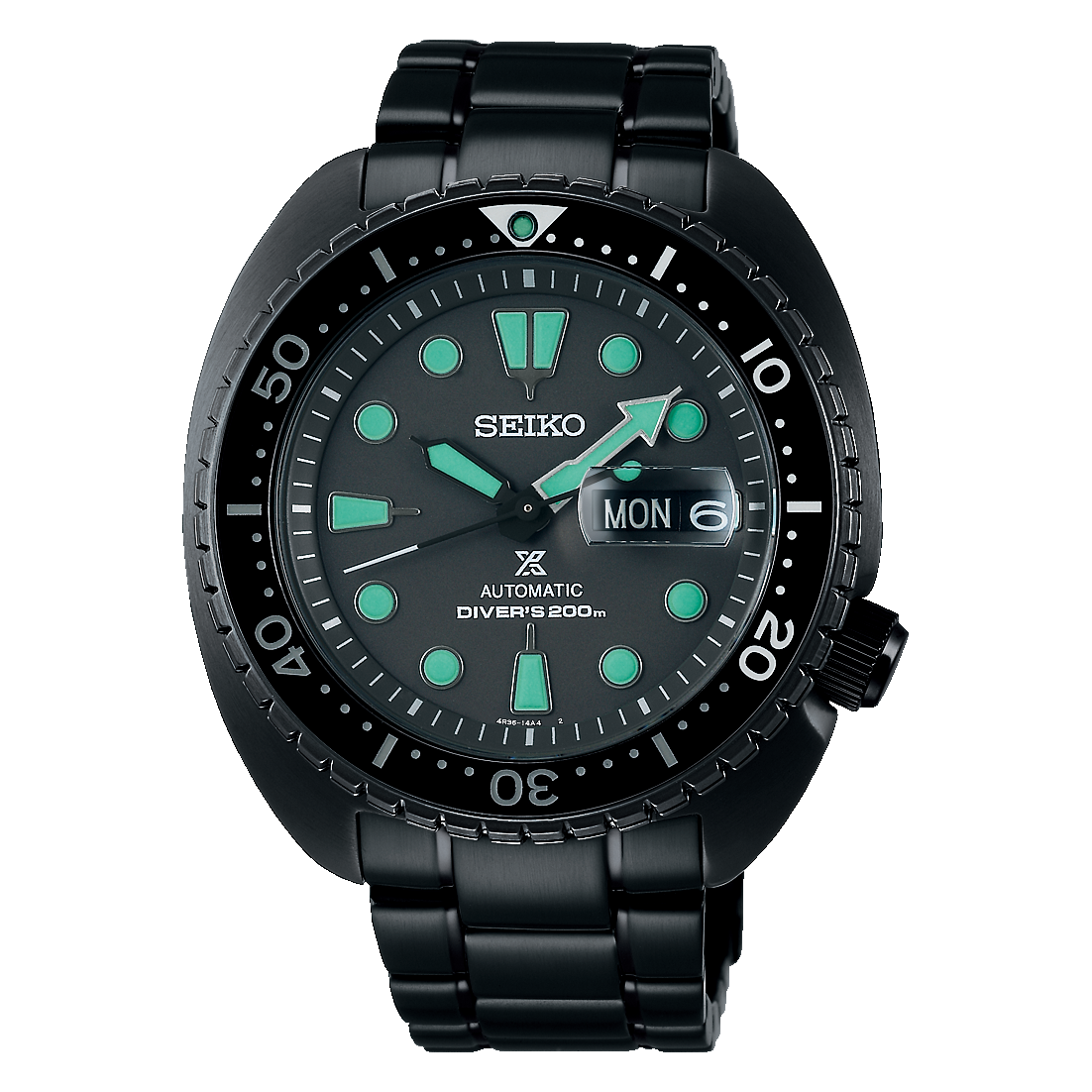 Seiko Prospex Sea 45 MM Automatic Stainless Steel Black Dial Watch SRPK43K1