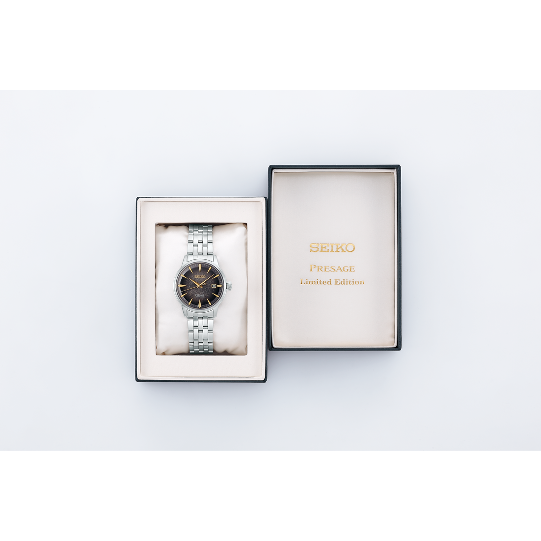 Seiko Presage Cocktail Time Star Bar LE SS Automatic 40.5 MM Watch SRPK93J1