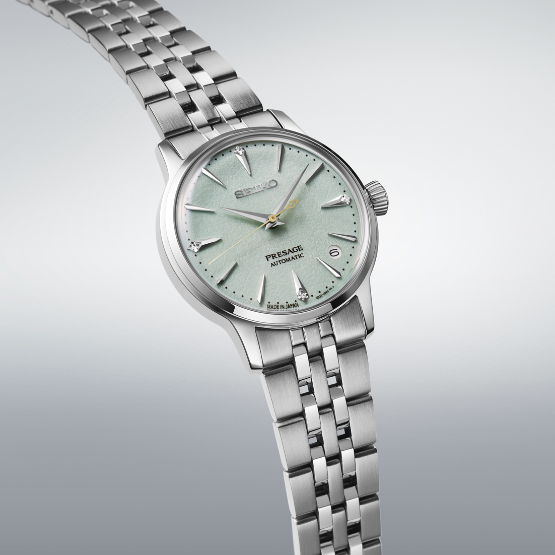 Seiko Presage Cocktail Time Automatic 34 MM Stainless Steel Watch SRPL63J1