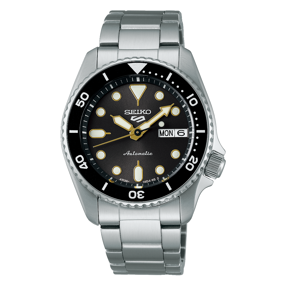 Seiko 5 Sports SKX Series 38 MM SS Black Dial Automatic Watch SRPL79K1