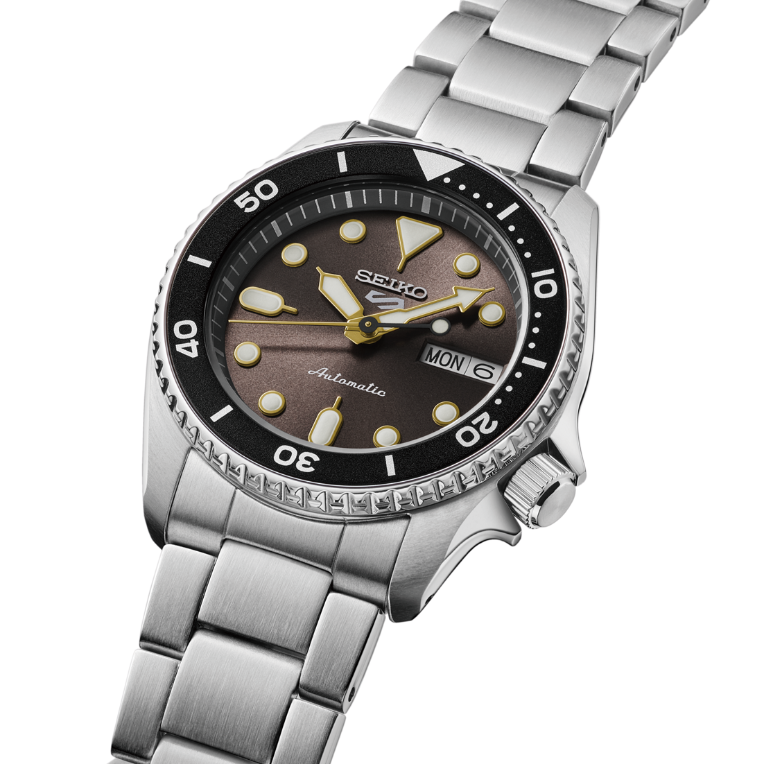 Seiko 5 Sports SKX Series 38 MM SS Black Dial Automatic Watch SRPL79K1