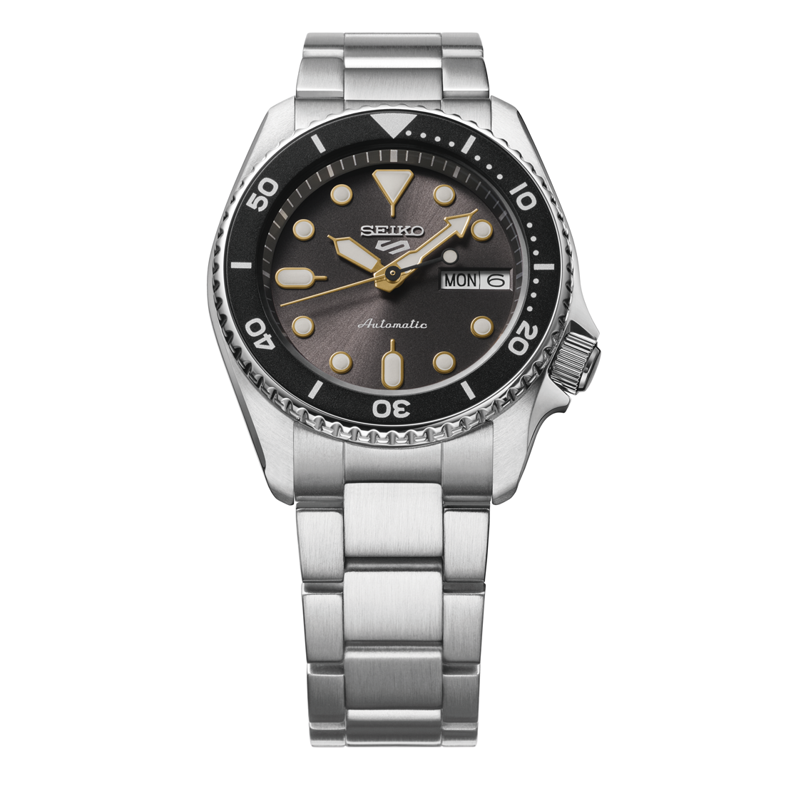Seiko 5 Sports SKX Series 38 MM SS Black Dial Automatic Watch SRPL79K1