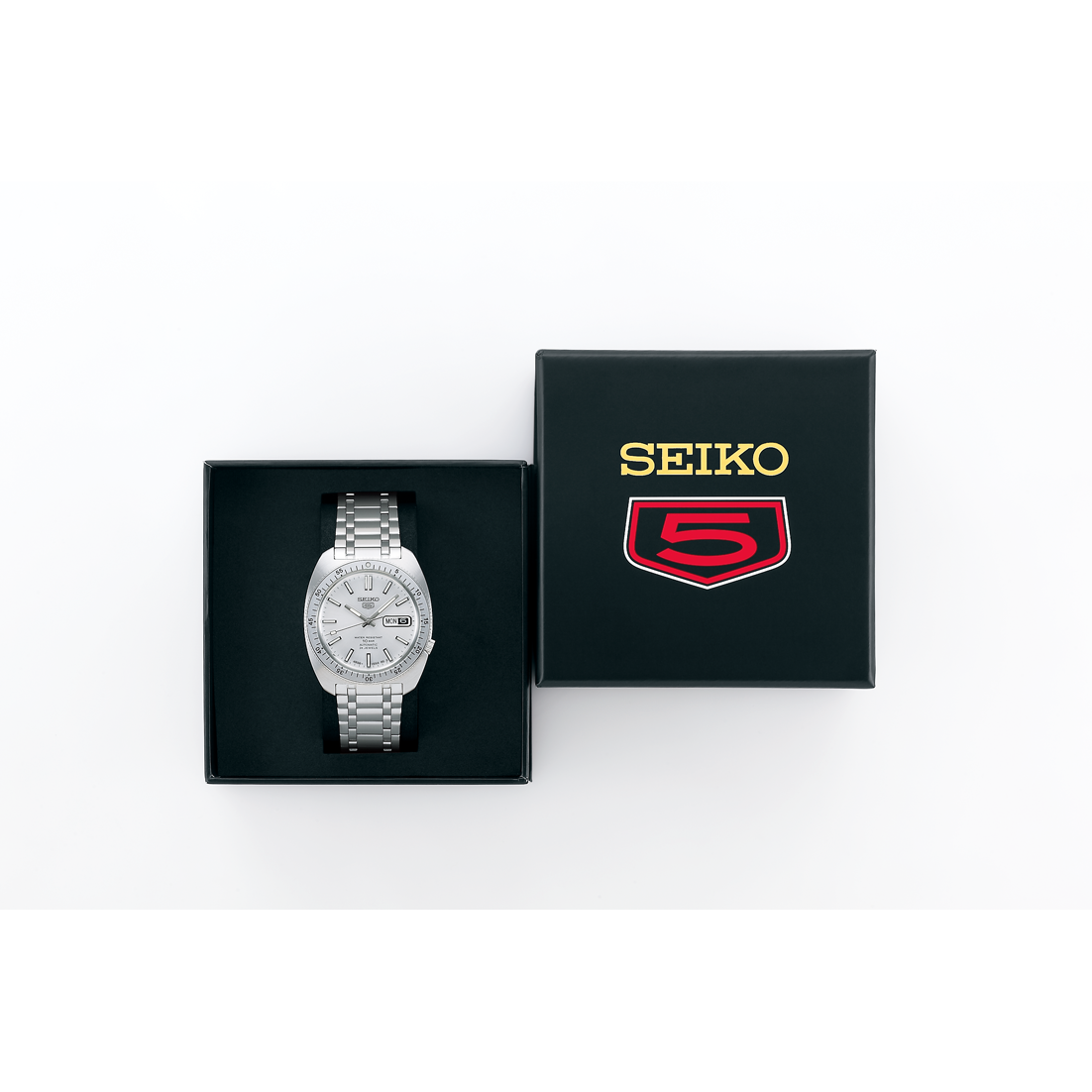 Seiko SKX 5 Sports Series 38.2 MM SS Silver Dial Automatic Watch SRPL91K1
