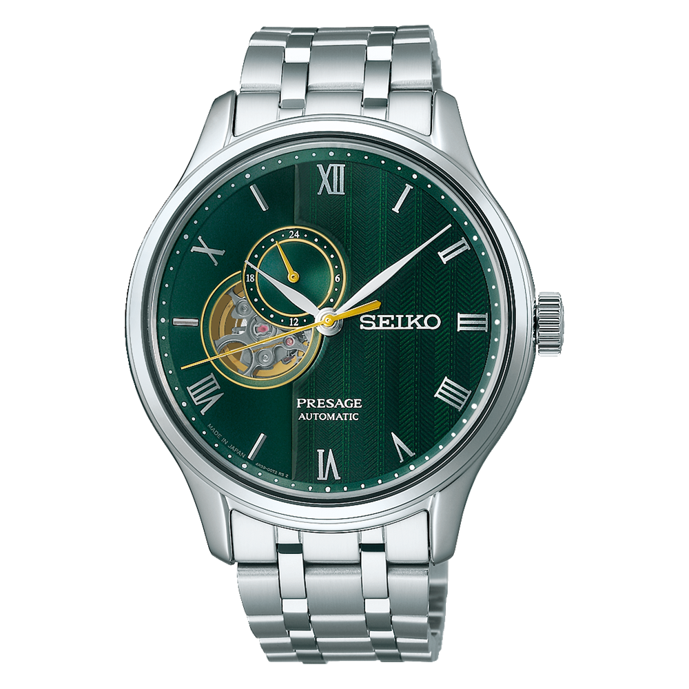 Seiko Presage Inspired by Japanese Gardens 41.8 MM Automatic SS Watch SSA463J1