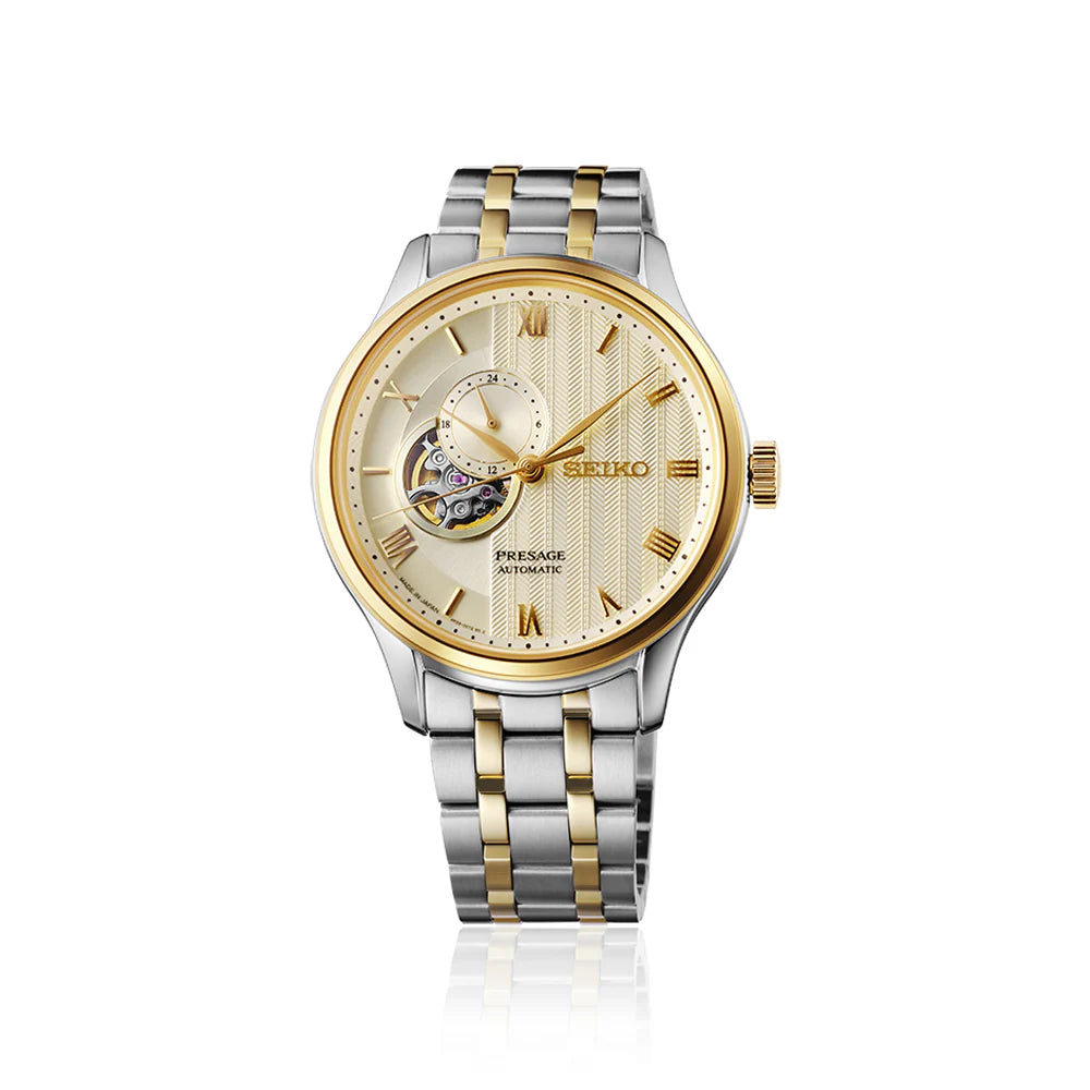 Seiko Presage Japanese Zen Gardens 41.8 mm Automatic Stainless Steel Watch SSA464J1