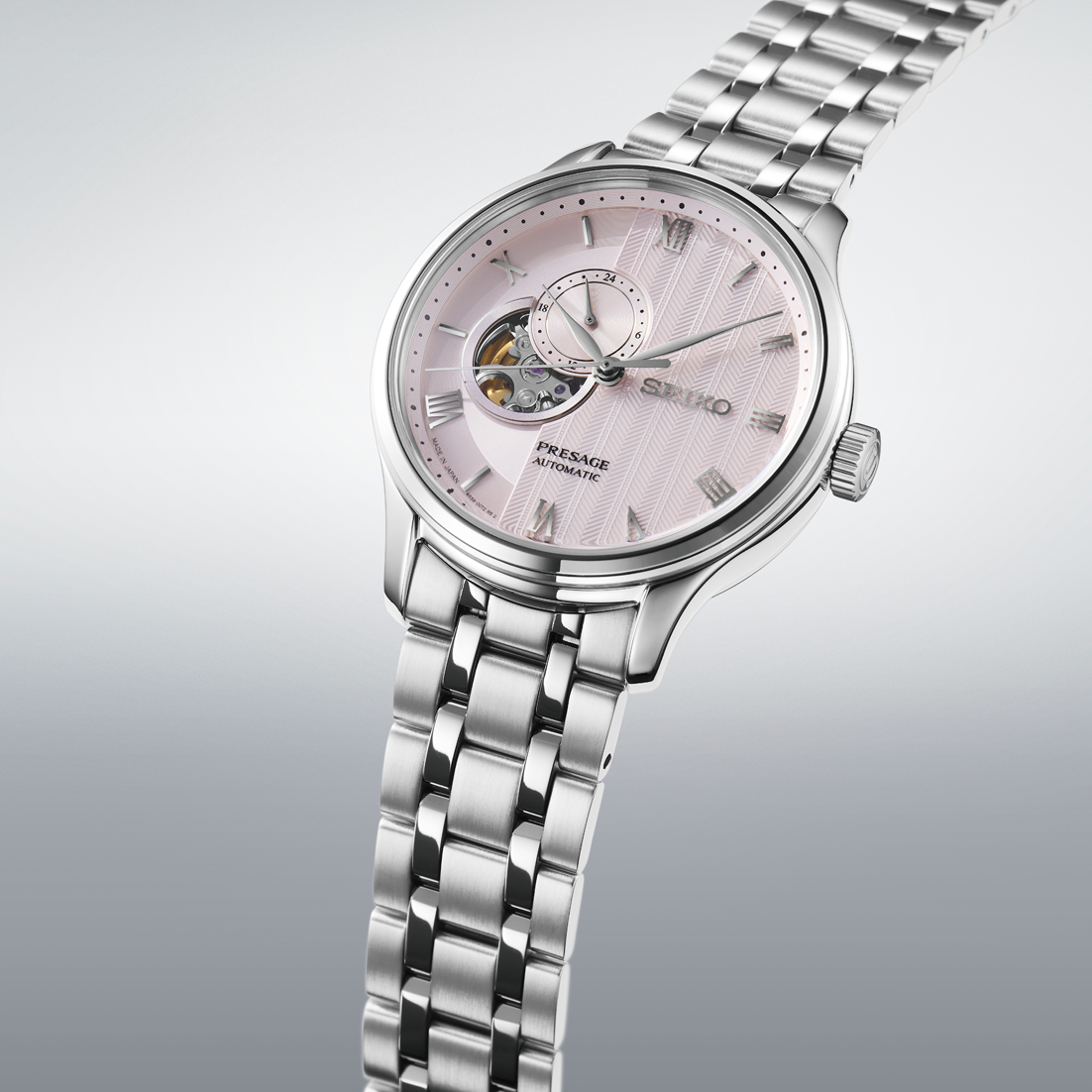 Seiko Presage Inspired by Japanese Gardens 41.8 MM Automatic SS Watch SSA465J1