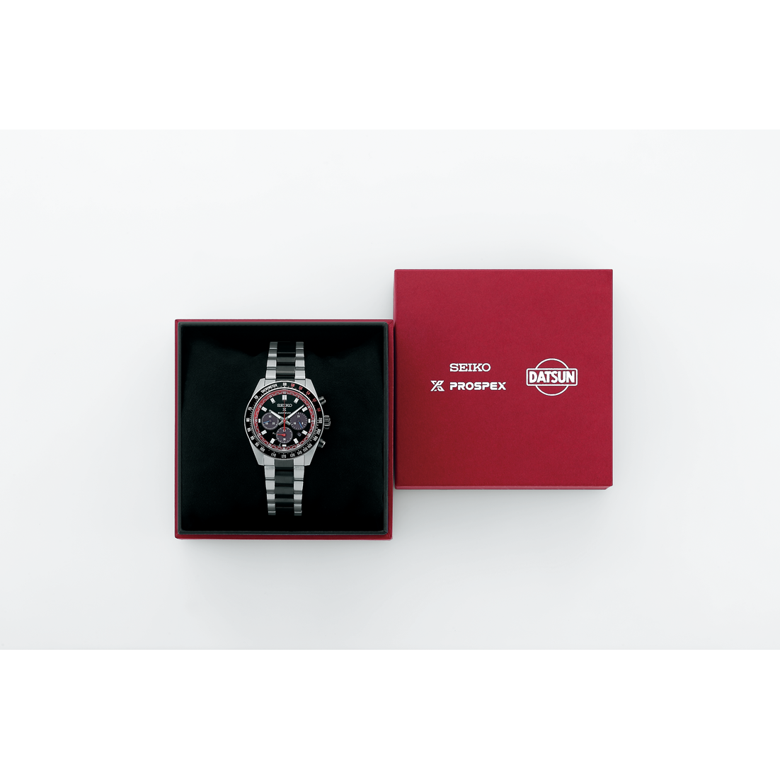Seiko Prospex Speedtimer Solar Chronograph Datsun 240Z LE 41.4 MM Watch SSC957P1