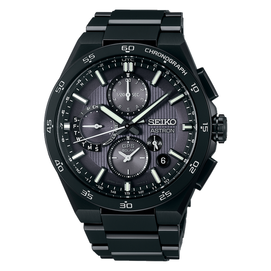 Seiko Astron Stainless Steel GPS Solar 43.3 MM Watch SSH155J1