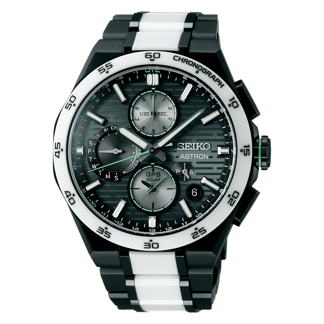 Seiko Astron GPS Solar LE Titanium 43.3 MM Black Dial Watch SSH185J1