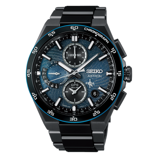 Seiko Astron GPS Solar LE Of 1,500 Pieces Titanium 43.3 MM Watch SSH187J1