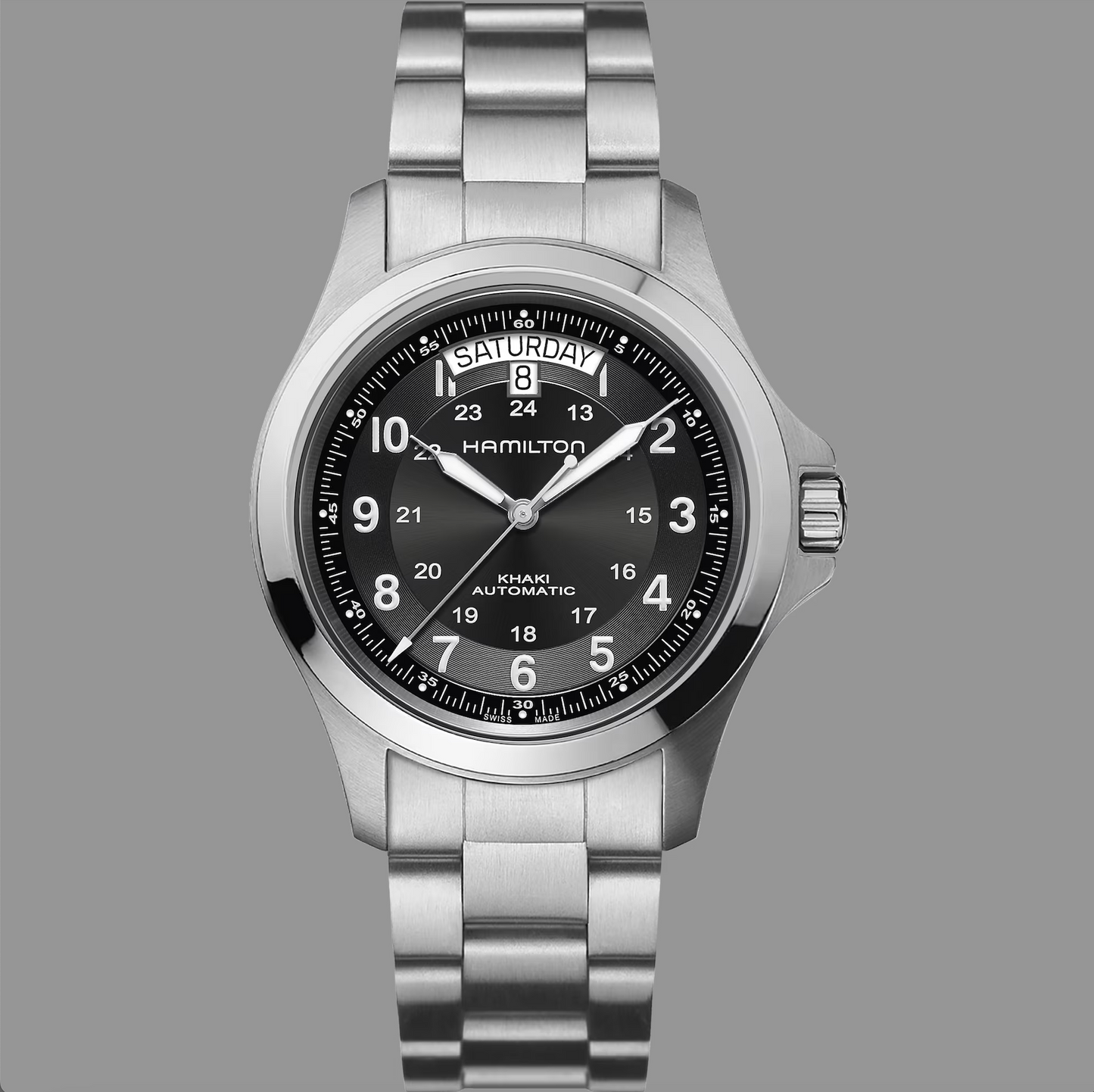 Hamilton Khaki Field King Automatic 40 MM Black Dial Watch H64455133