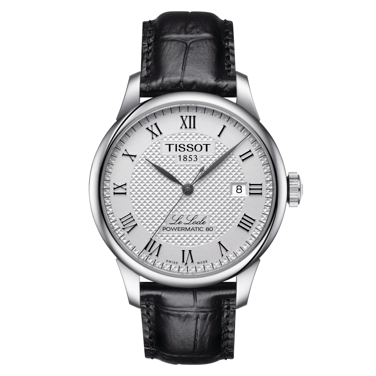 Tissot Le Locle Powermatic 80 39.3 MM SS Automatic Silver Dial Watch T006.407.16.033.00