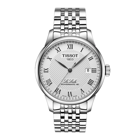 Tissot Le Locle Powermatic 80 39.3 MM SS Automatic Silver Dial Watch T006.407.11.033.00