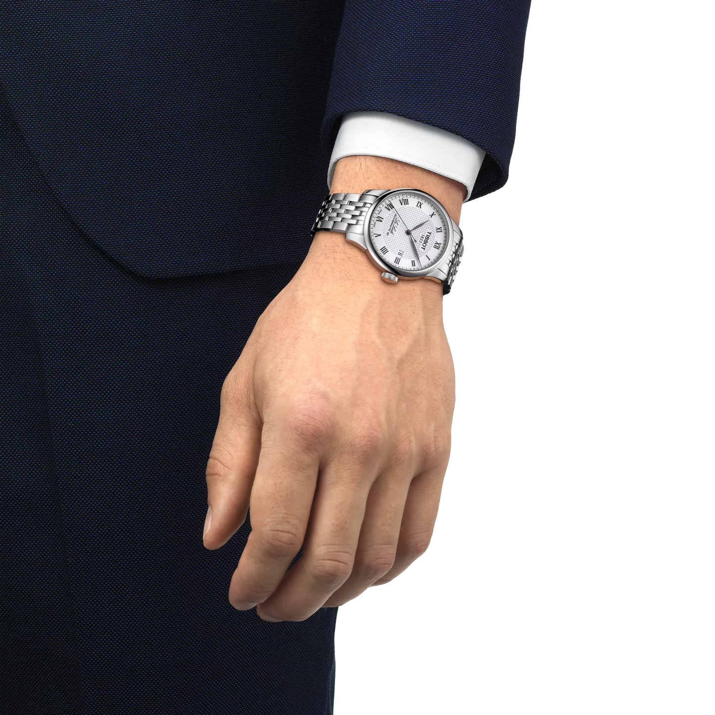 Tissot Le Locle Powermatic 80 39.3 MM SS Automatic Silver Dial Watch T006.407.11.033.00