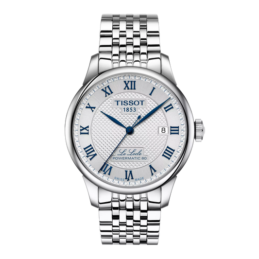 Tissot Le Locle Powermatic 80 20 TH Anniversary 39.3 MM SS Automatic Silver Dial Watch T006.407.11.033.03