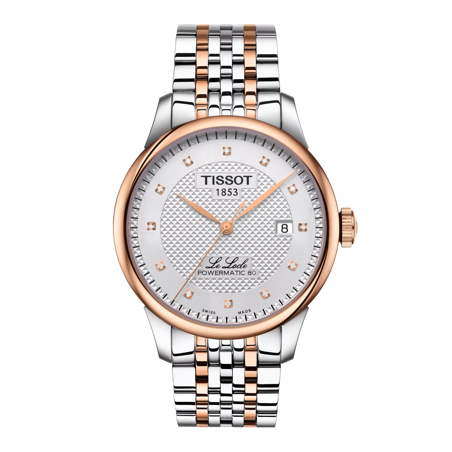 Tissot Le Locle Powermatic 80 39.3 MM SS Automatic Silver Dial Watch T006.407.22.036.01
