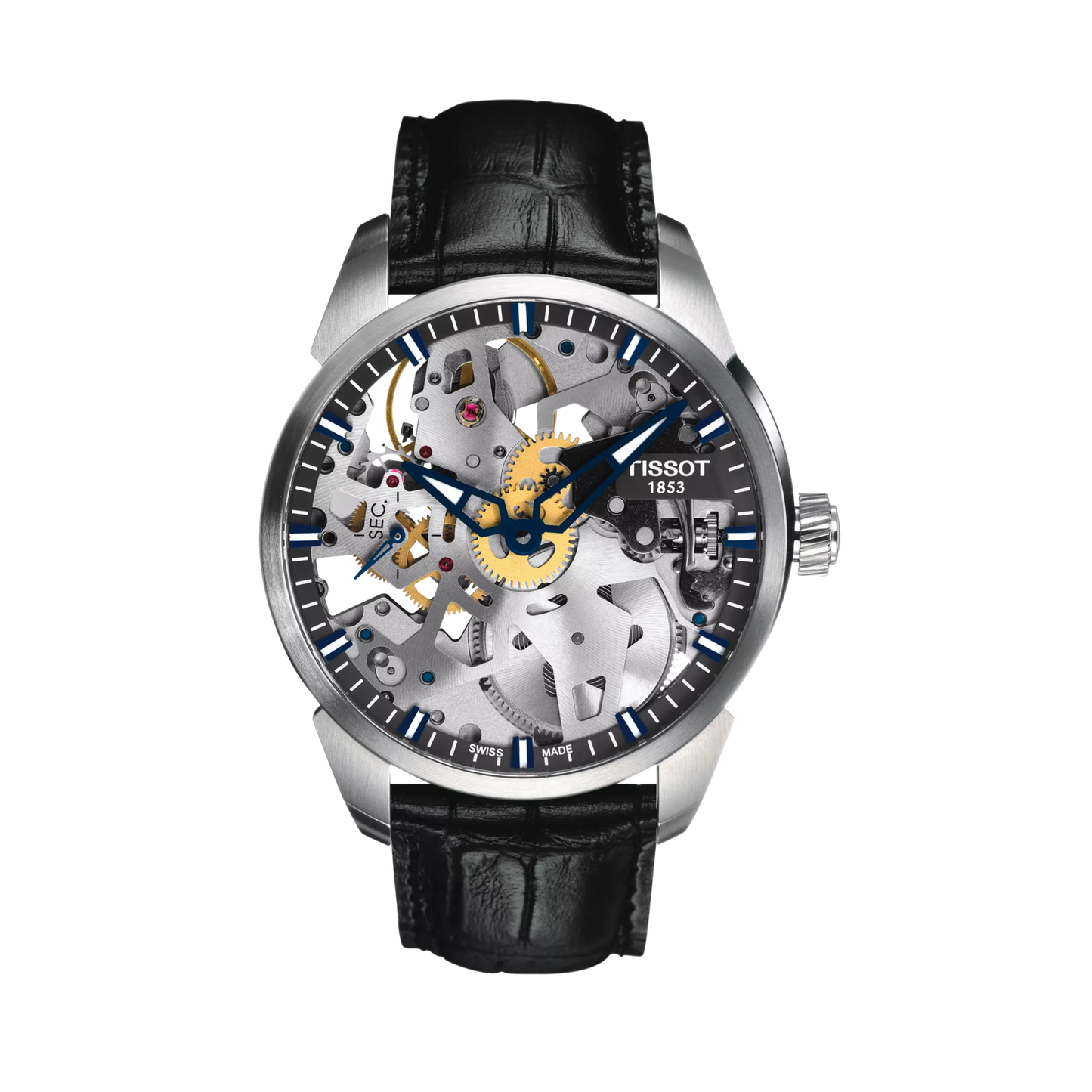 Tissot T-Complication Squelette 43 MM SS Transparent Watch T070.405.16.411.00