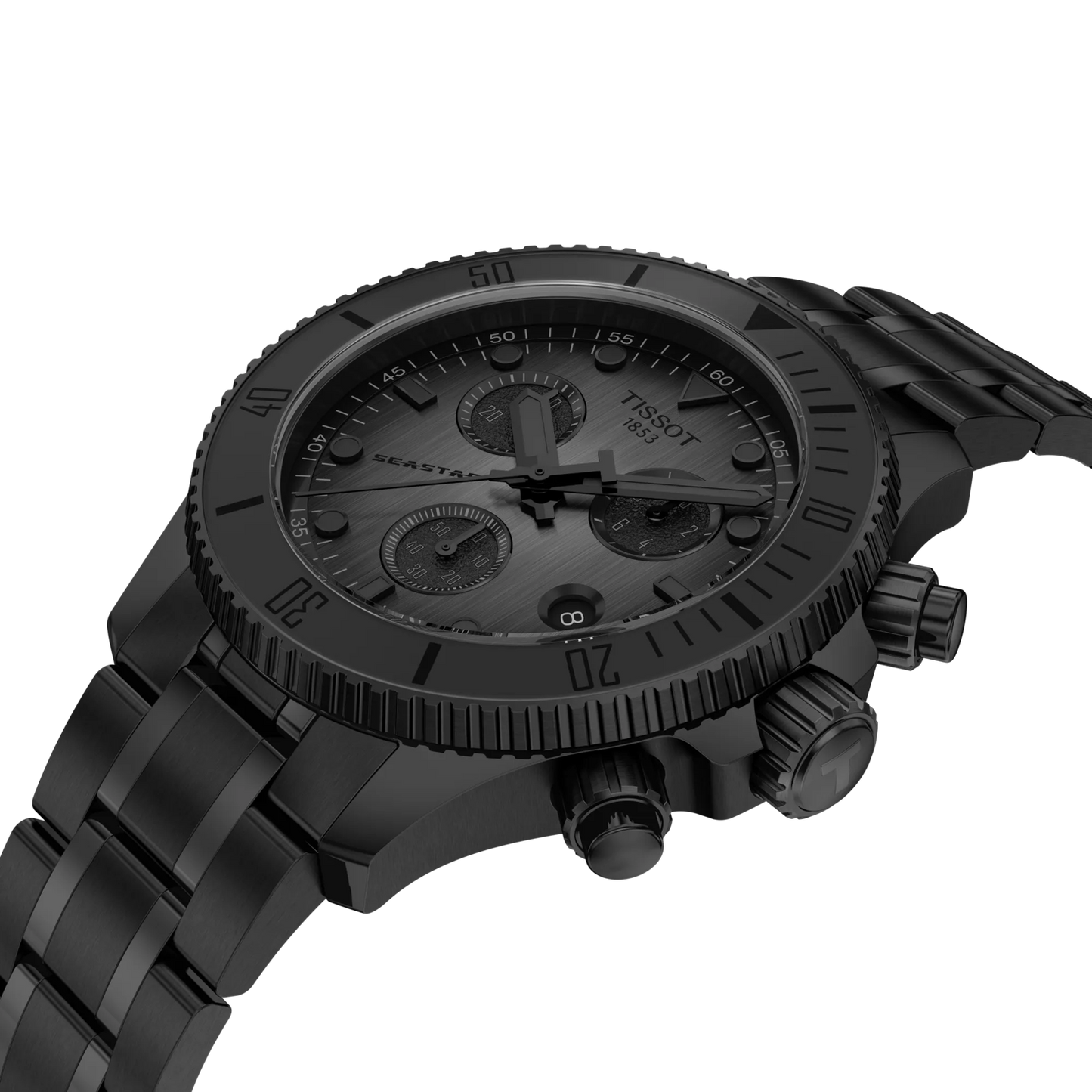 Tissot Seastar 1000 Chronograph 38 MM Quartz Black Dial Watch T120.217.33.061.00