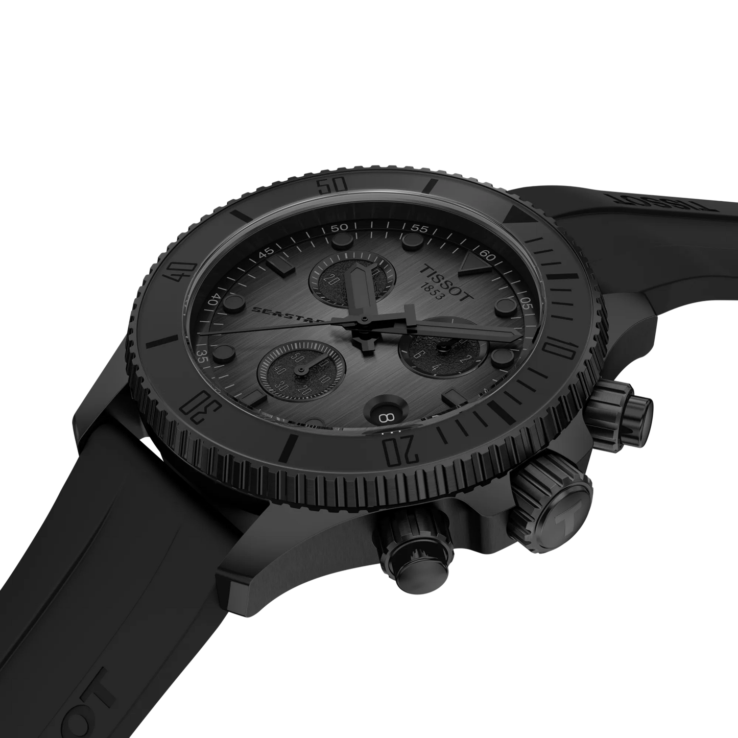 Tissot Seastar 1000 Chronograph 38 MM Quartz Black Dial Watch T120.217.37.061.00