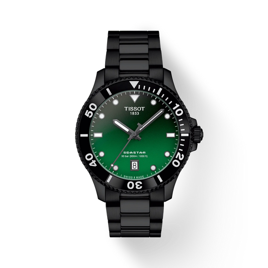 Tissot Seastar 1000 Quartz 40 MM Green-Black Dial Watch T120.410.33.091.00