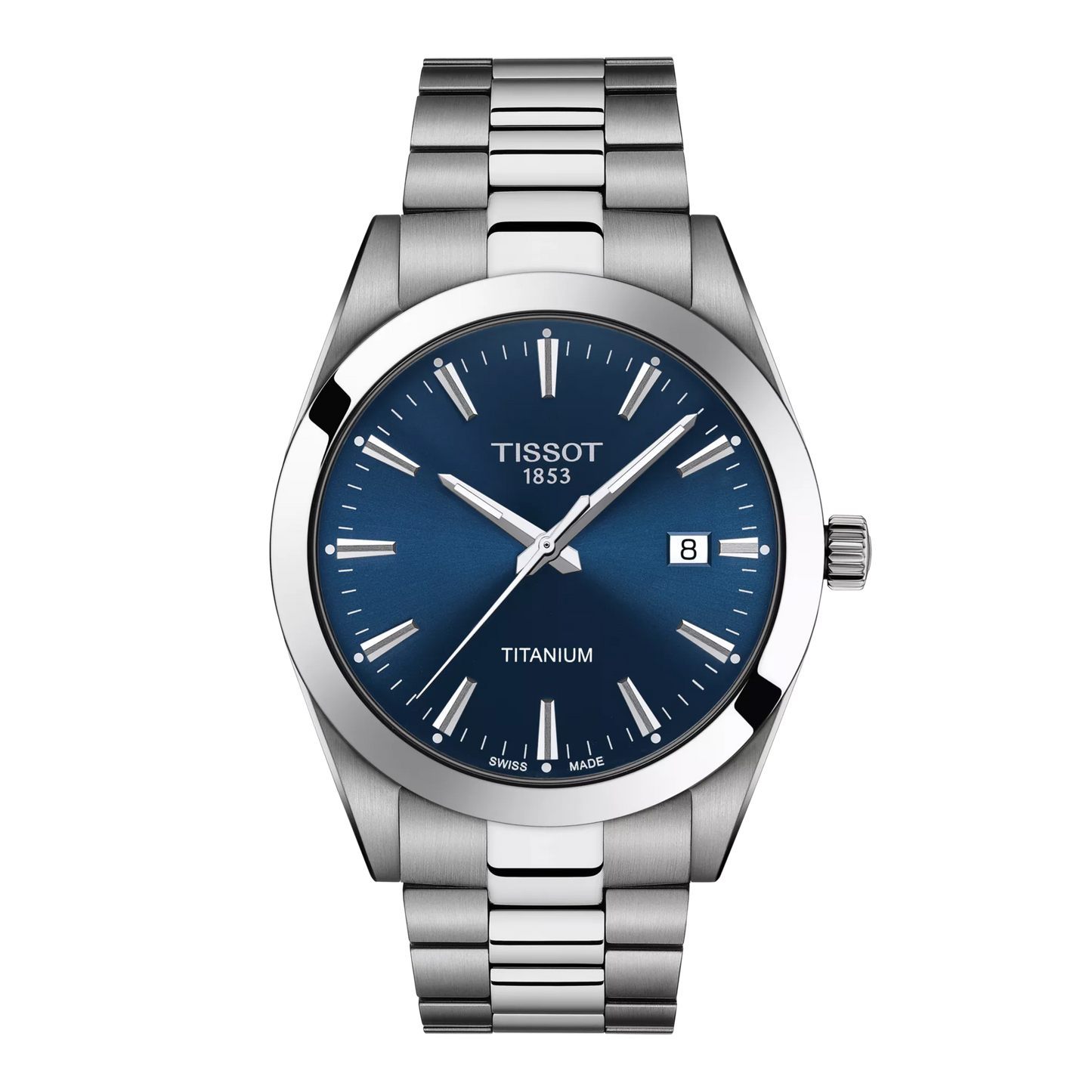 Tissot Gentleman Titanium 40 MM SS Blue Dial Watch T127.410.44.041.00