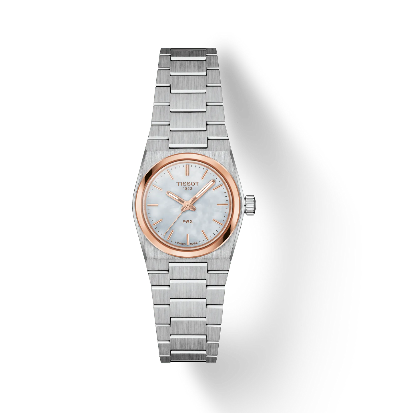 Tissot PRX 25 MM Quartz Stainless Steel White mother-of-pearl Dial Watch T137.010.21.111.00