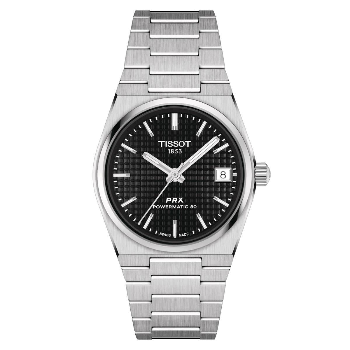 Tissot PRX Powermatic 80 35MM SS Black Dial Watch T137.207.11.051.00