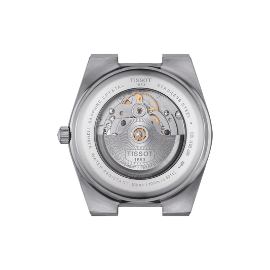 TISSOT PRX POWERMATIC 80 SS 40 MM BLACK DIAL AUTOMATIC WATCH T137.407.11.051.00