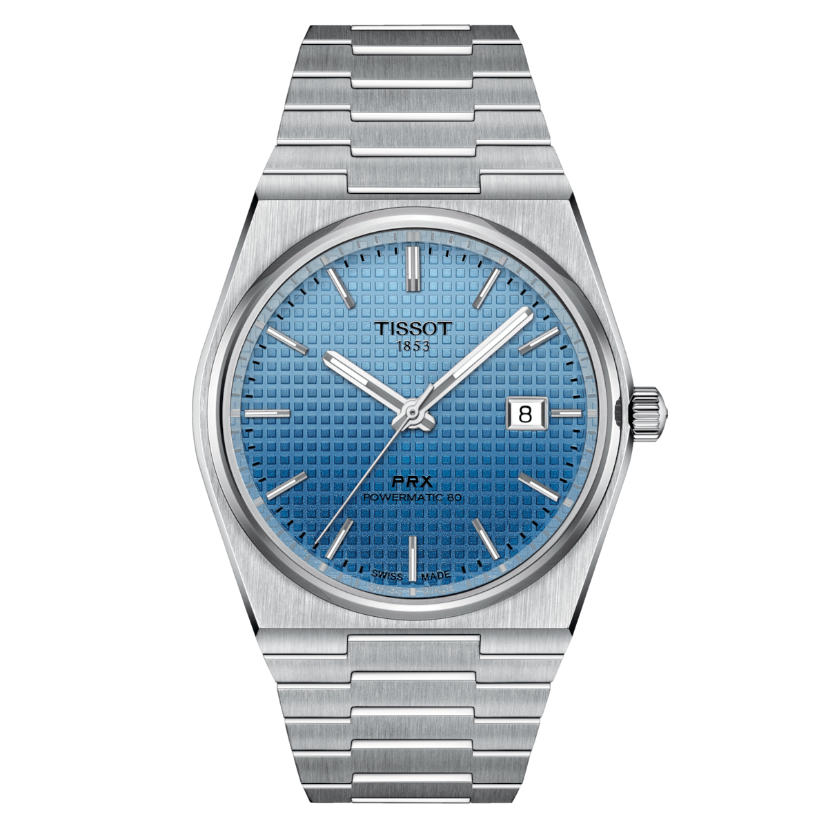 Tissot PRX Powermatic 80 40 MM Automatic Blue Gradient Watch T137.407.11.351.01
