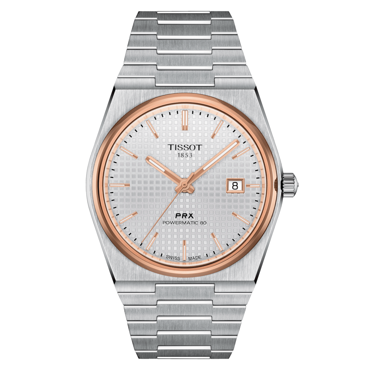 TISSOT PRX POWERMATIC 80 SS 40 MM TWO TONE AUTOMATIC WATCH T137.407.21.031.00