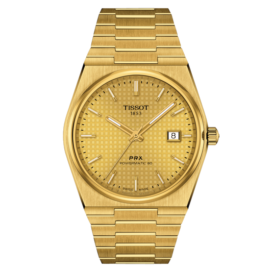 Tissot PRX Powermatic 80 SS 40 SS Full Gold Automatic Watch T137.407.33.021.00