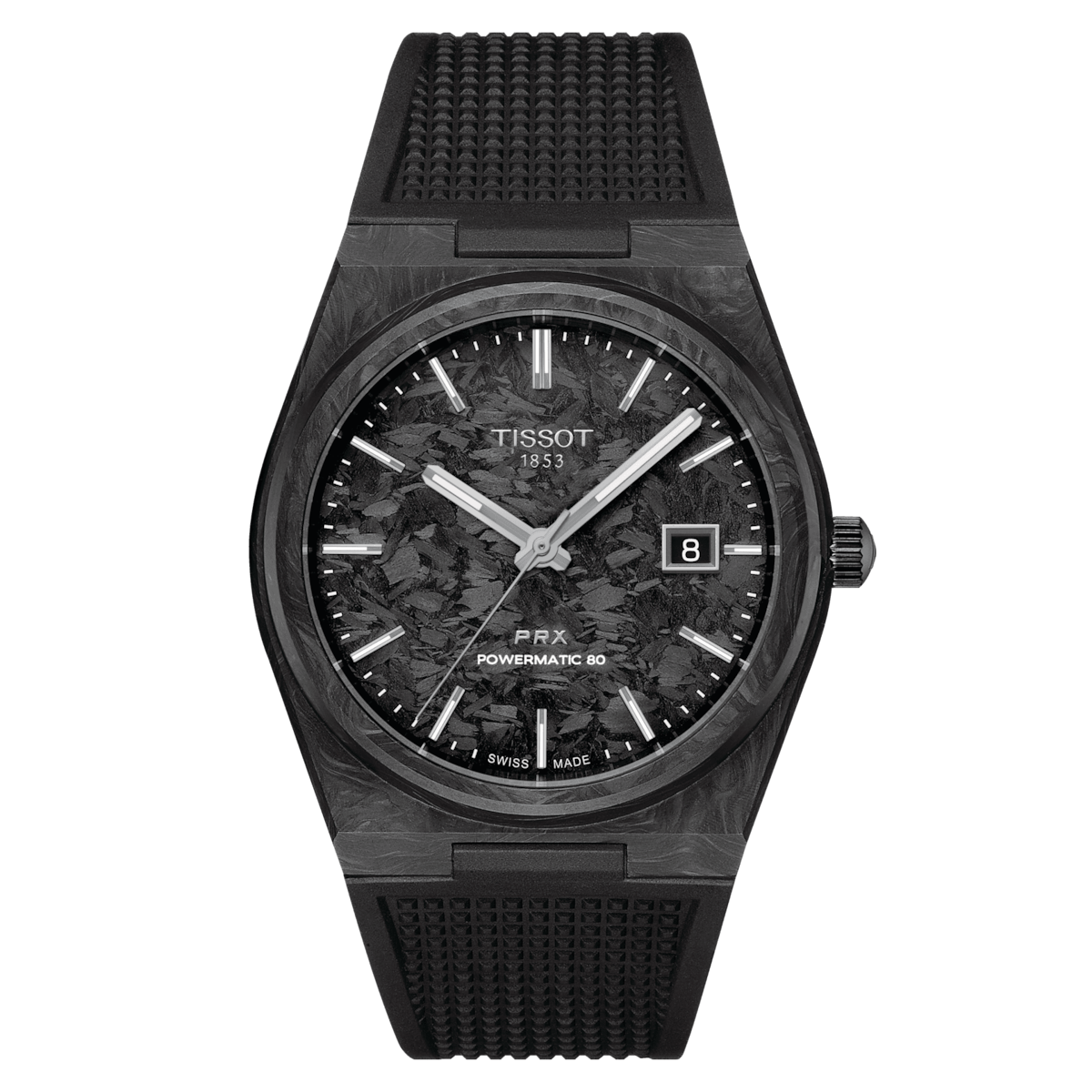 Tissot PRX Powermatic 80 Carbon 40.5 MM Automatic Watch T137.907.97.201.00