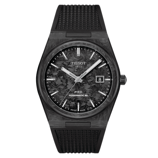 *PRE-ORDER* Tissot PRX Powermatic 80 Carbon 40.5 MM Automatic Watch T137.907.97.201.00