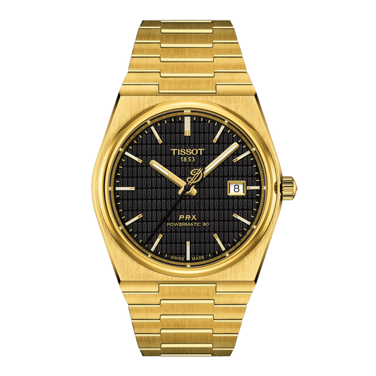 *PRE-ORDER* Tissot PRX Powermatic 80 Damian Lillard SE 40 MM Gold Watch T137.407.33.051.00
