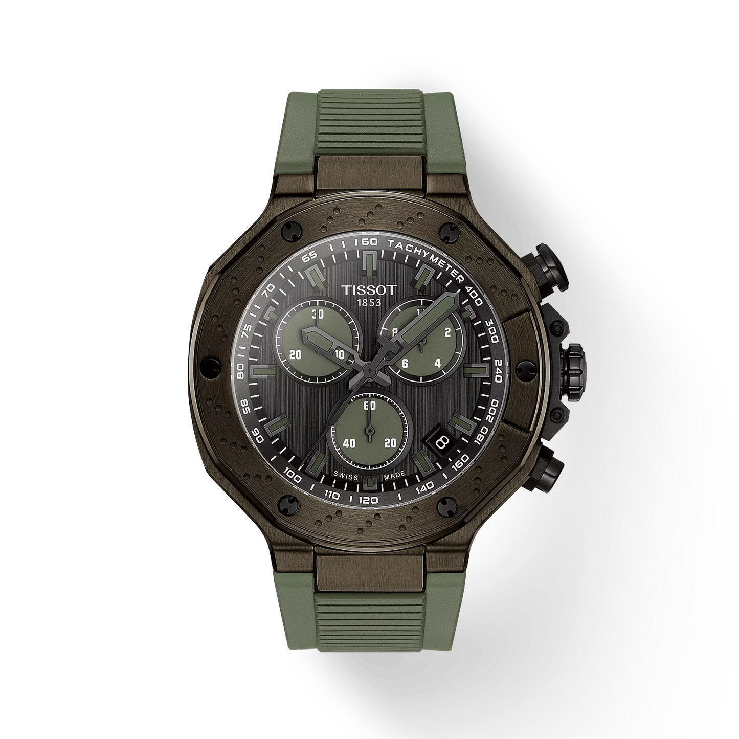 Tissot T-Race Quartz EOL Chronograph 45 MM Dark Grey Dial Watch T141.417.37.061.02