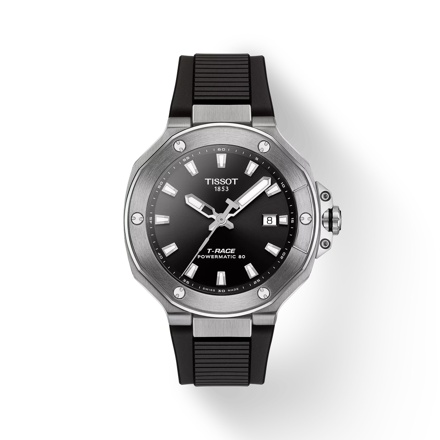 Tissot T-Race Powermatic 80 Automatic 41 MM Black Dial Watch T141.807.17.051.00