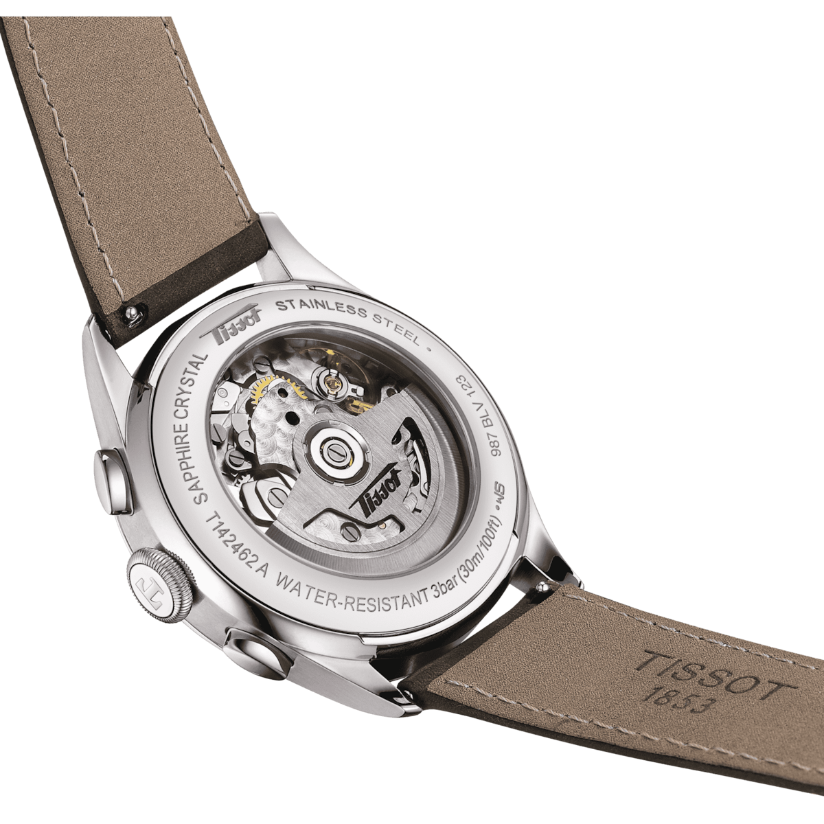 Tissot Telemeter 1938 42 MM SS Automatic Silver Dial Watch T142.462.16.032.00