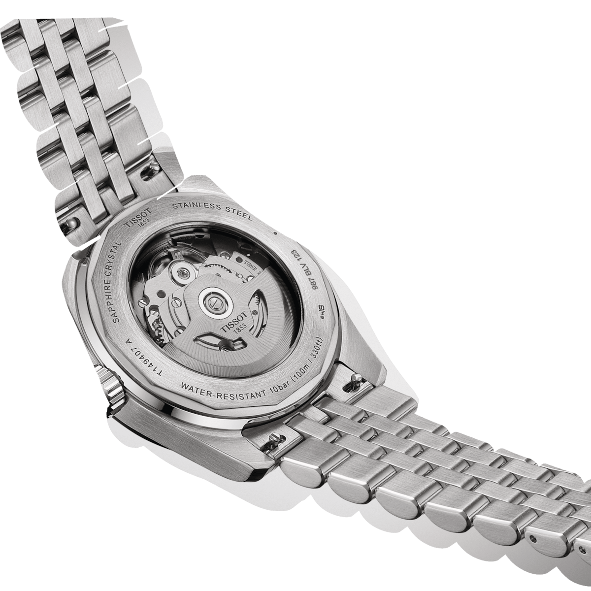 Tissot PR516 Powermatic 80 38 MM SS Automatic Black Dial Watch T149.407.11.051.00