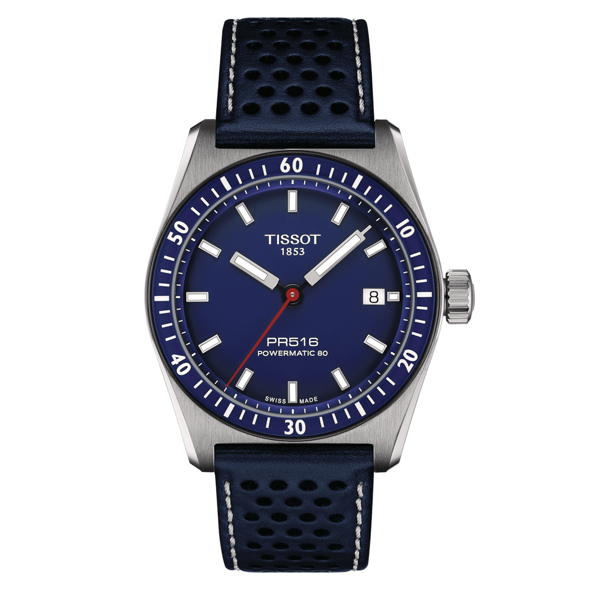 Tissot PR516 Powermatic 80 38 MM Automatic Blue Dial Watch T149.407.16.041.00