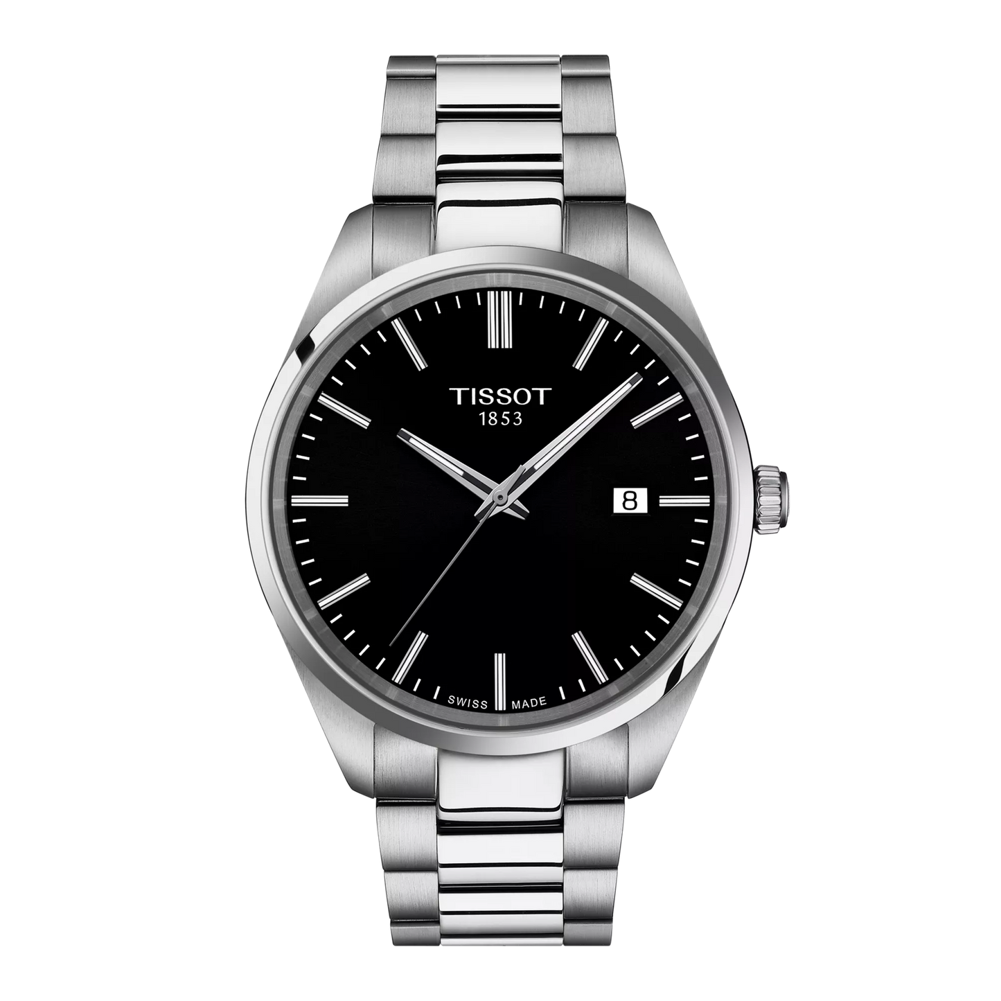 Tissot PR 100 Quartz 40 MM SS Black Dial Watch T150.410.11.051.00