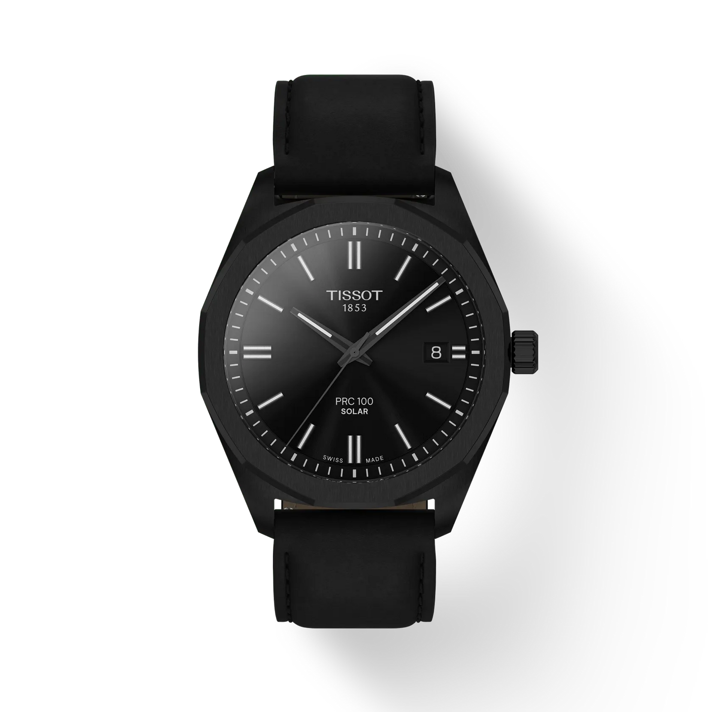 Tissot PRC 100 Solar Quartz 39 MM Black Dial Watch T151.422.36.051.00