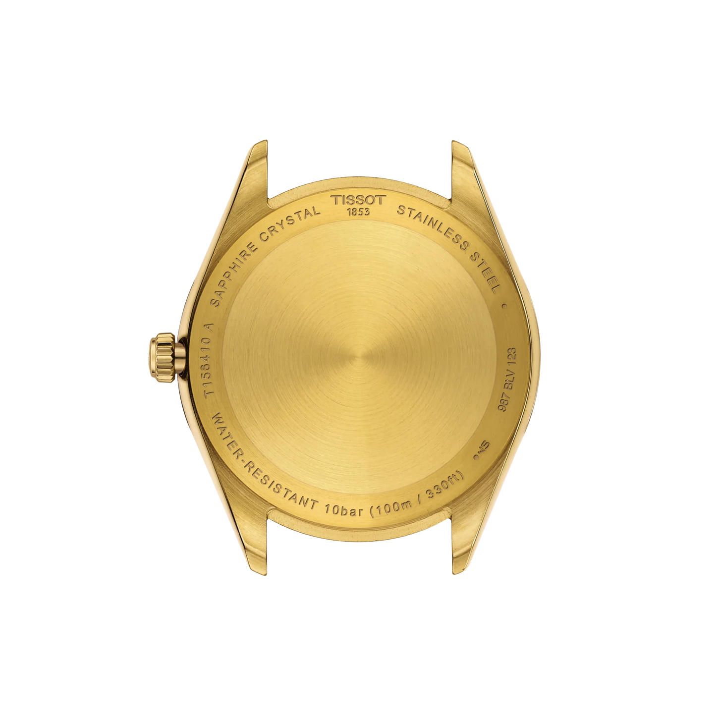 Tissot Ballade Quartz Movement 40MM Black Dial Gold Watch T156.410.33.051.00