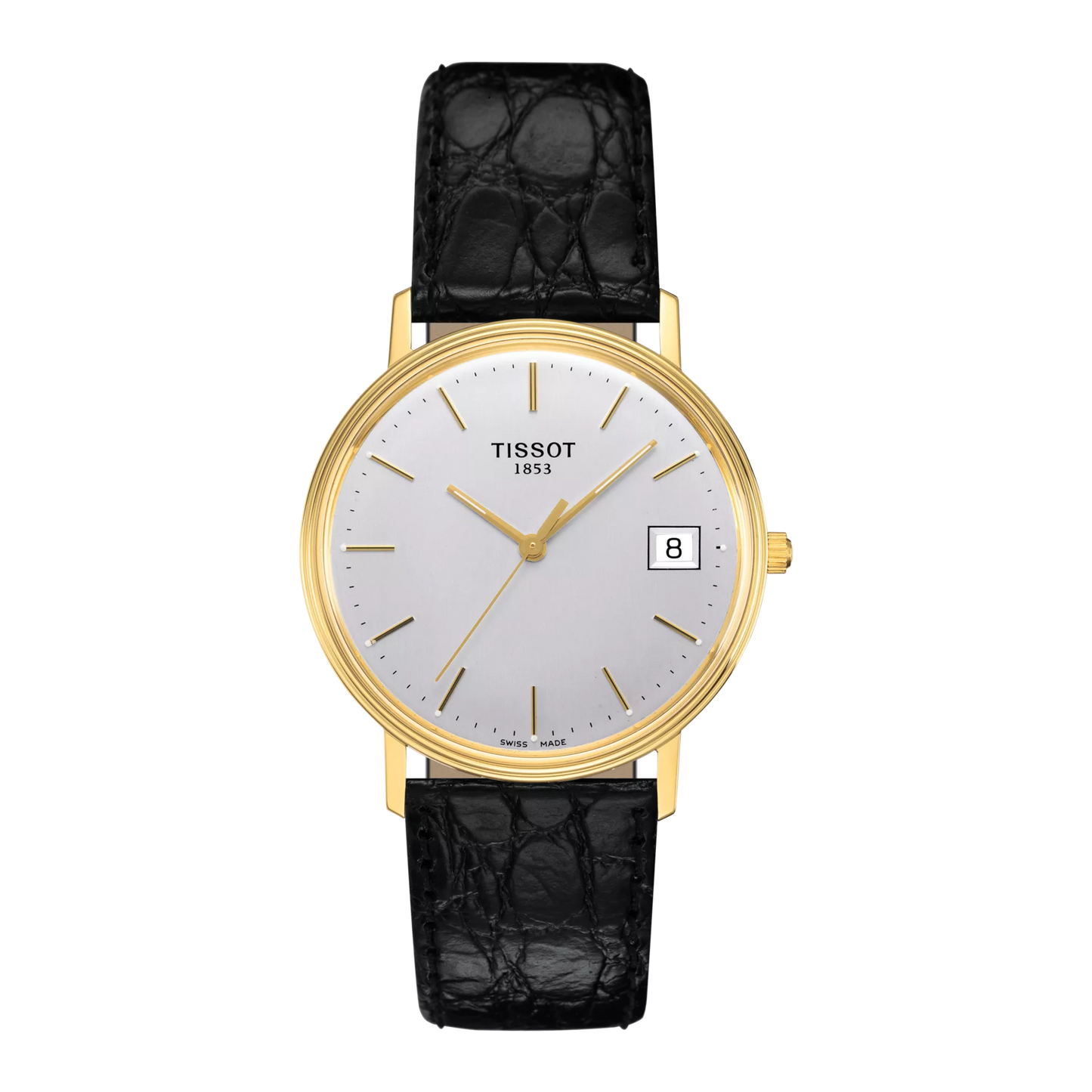 Tissot Goldrun 33.7 MM 18K Gold Case Swiss Quartz movement Watch T71.3.401.31
